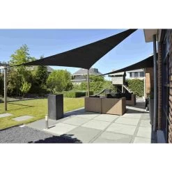 Nesling Coolfit Schaduwdoek 5x5x5 Meter - Zwart -Buitenparasol Winkel 81003816 0101
