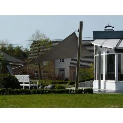 Nesling Dreamsail Schaduwdoek 5x5x5 Meter - Grijs -Buitenparasol Winkel 81003840 9050