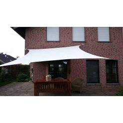 Nesling Dreamsail Schaduwdoek 4x4x4x4 Meter - Cream -Buitenparasol Winkel 81003841 0101