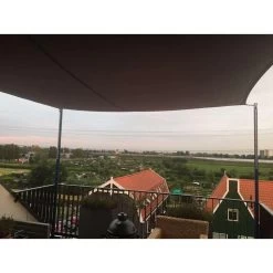 Nesling Dreamsail Schaduwdoek 4x4x4x4 Meter - Grijs 8 Nesling Dreamsail Schaduwdoek 4x4x4x4 Meter - Grijs -Buitenparasol Winkel 81003842 0101