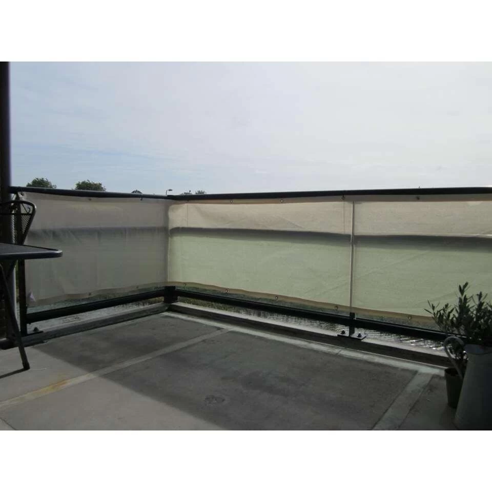 Nesling Balkondoek - Antraciet - 80x500 Cm 3 Nesling Balkondoek - Antraciet - 80x500 Cm