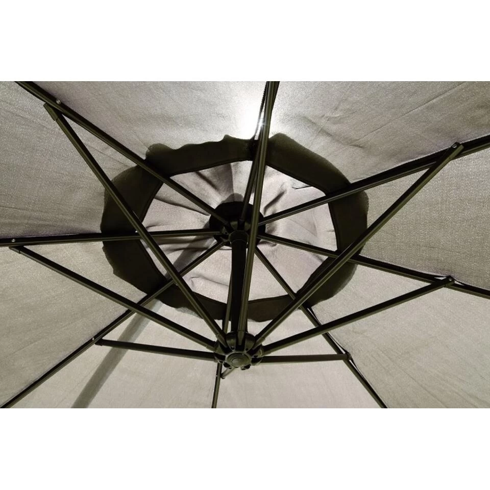 Zweefparasol 300cm Ecru 4 Zweefparasol 300cm Ecru - Afbeelding 2