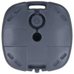 VidaXL Parasolvoet Draagbaar Gevuld Met Zand/water Grijs -Buitenparasol Winkel 84049b41859b4054b7fc254501c2680e