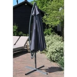Zweefparasol 300cm Antraciet 7 Zweefparasol 300cm Antraciet -Buitenparasol Winkel 8b8c20ae88a94dacbc1b37ad76c2d746