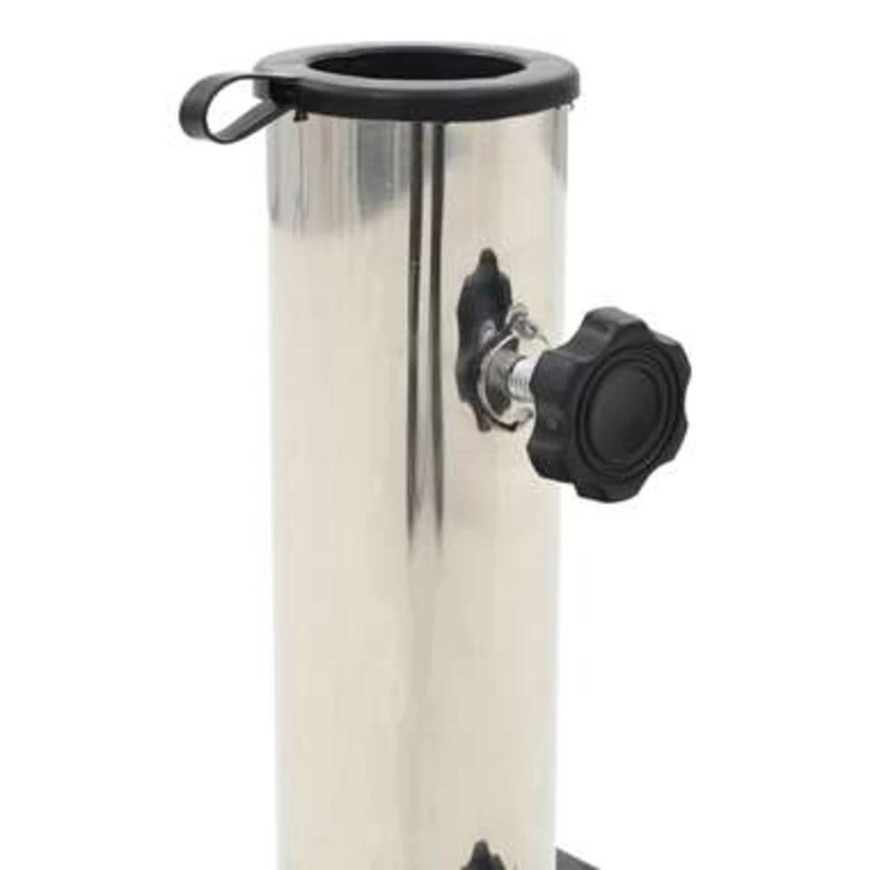 VidaXL Parasolvoet Vierkant 28,5 Kg Graniet Zwart 5 VidaXL Parasolvoet Vierkant 28,5 Kg Graniet Zwart - Afbeelding 3