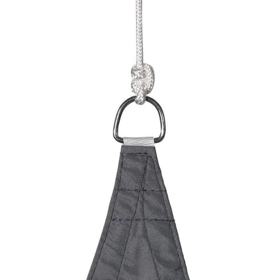 Hesperide Schaduwdoek Curacao - Driehoekig - Grijs - 3x3m 4 Hesperide Schaduwdoek Curacao - Driehoekig - Grijs - 3x3m - Afbeelding 2