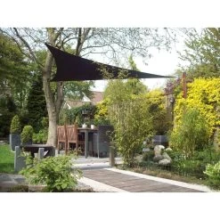 Sunfighters 90 Graden Driehoek 3x3x4,2 Zwart -Buitenparasol Winkel 962d28e629424d169f16baa1c59f37e1