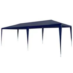 VidaXL Partytent 3x6 M PE Blauw -Buitenparasol Winkel a5525670cd424dfb8790c71907e03fa2