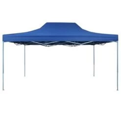 VidaXL Partytent Inklapbaar 3x4 M Staal Blauw -Buitenparasol Winkel aca2ed5df4814f6cb89adf2d578e8567