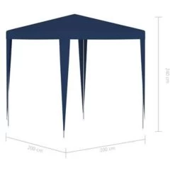 VidaXL Partytent 2x2 M Blauw -Buitenparasol Winkel b79e46481c254a4891739f03a0fc5536