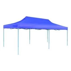 VidaXL Partytent Pop-up Inklapbaar 3x6 M Blauw -Buitenparasol Winkel bb24baf82f6049e4a6364a1aa4b7aa46
