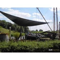 Sunfighters 90 Graden Driehoek 3x3x4,2 Zwart -Buitenparasol Winkel bc71b6deeab049ca908c4e70205c1ad7