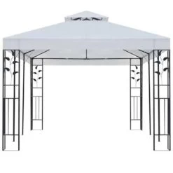 VidaXL Prieel 3x6 M Wit -Buitenparasol Winkel bcda3844b2524567a156b6c59215aebf