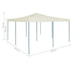 VidaXL Prieel Inklapbaar 5x5 M Crème -Buitenparasol Winkel cfa338851af943fbb260dbd0c1d8a0e5