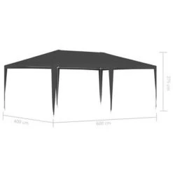 VidaXL Partytent Professioneel 90 G/m² 4x6 M Antraciet 9 VidaXL Partytent Professioneel 90 G/m² 4x6 M Antraciet -Buitenparasol Winkel e8edce219dac46498837173b25e4dded