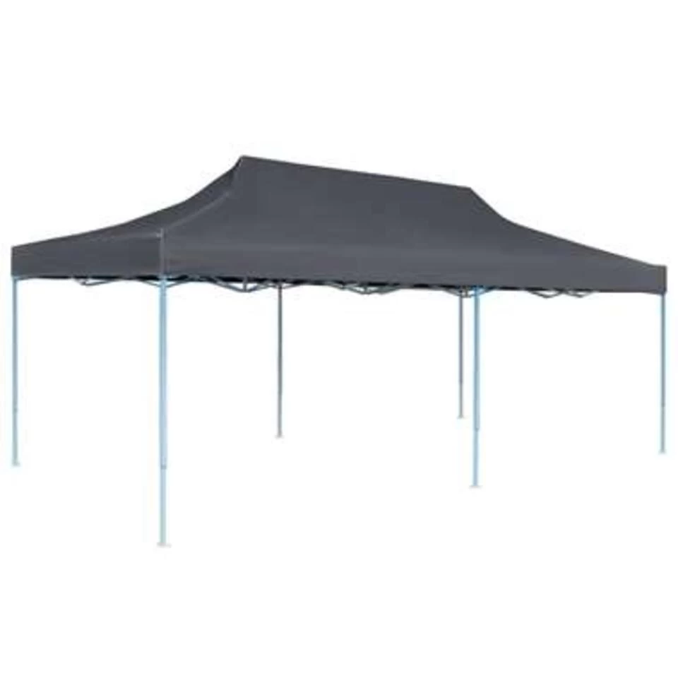 VidaXL Partytent Pop-up Inklapbaar Met Zijwanden 3x6 M Antraciet 6 VidaXL Partytent Pop-up Inklapbaar Met Zijwanden 3x6 M Antraciet - Afbeelding 4