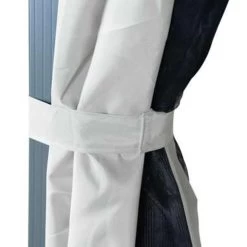 VidaXL Prieel Met Gordijn 300x300 Cm Aluminium Crème -Buitenparasol Winkel f9916f4ea29244f6bef81731f25eaa3f